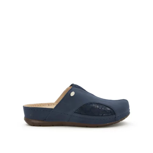 PANTOFOLA BRUGES ELA  BLU